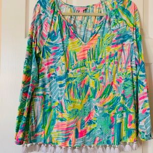 Lilly Pulitzer Sea Salt and Sun top